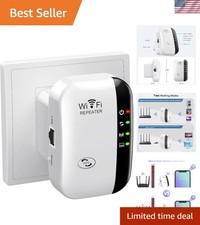 WiFi Extender Signal Booster Up to 5800sq.ft and 58 Devices, WiFi Range Extender