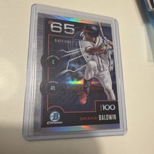 2025 Bowman - Bowman Scouts Top 100 Chrome Drake Baldwin #BTP-65 (RC)