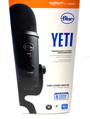 Blue Blackout Yeti Gaming and Streaming Microphone (New)