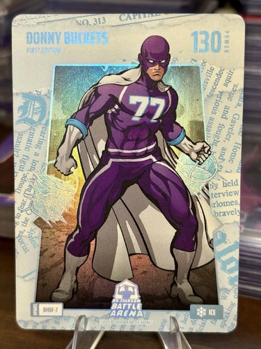 Bo Jackson Battle Arena - DONNY BUCKETS - Blue Headlines Battlefoil Ice #BHBF-7