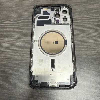 Original iPhone 12 Pro Max Cracked Back Housing Frame Blue Read | eBay