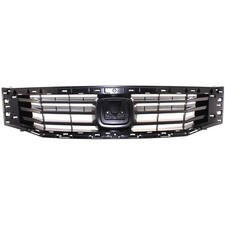Grille 2008-2010 For Honda Accord Black 4-door Sedan