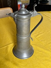 Antiker Zinnkrug Schenkkanne, Schnabelkanne, datiert 1759, Top Zustand