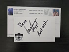 DAVE GRAYSON Signed 3x5 Index Card + Envelope Raiders AFL Interception Leader