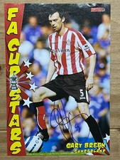 Hand Signed A4 Picture - Sunderland FC - Gary Breen - mid 2000's