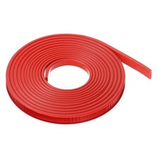 Edge Banding 12mm x 6M Flexible TPE Self Adhesive U-Shape Veneer Tape Red
