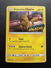 Pokemon Detective Pikachu SM170 Stamped Holo Black Star Promo Card NM Condition