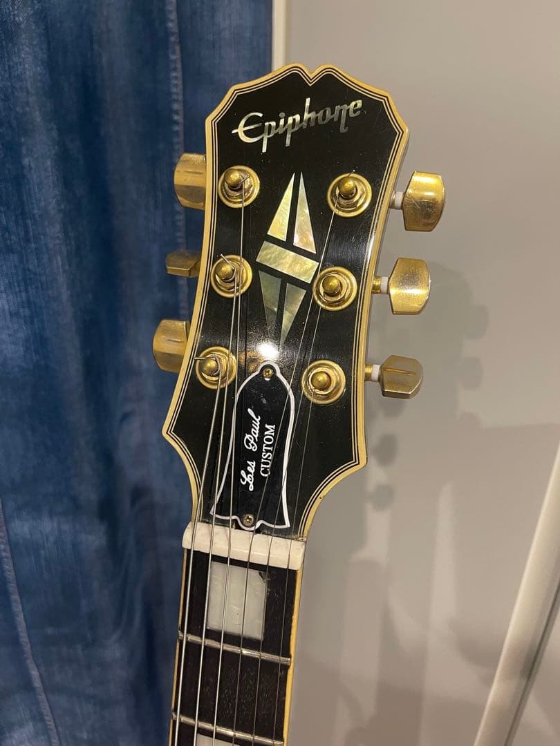 Epiphone Les Paul Custom Black Neck Break Repair Safe Packing! | eBay