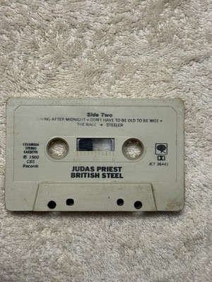 Judas Priest - British Steel (1980 Cassette) Heavy Metal Breaking The Law Tested