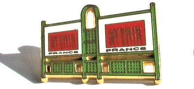 Pin's MEDIA AVENIR FRANCE DISPLAY signiert Arthus Bertrand Paris Vintage #2/5
