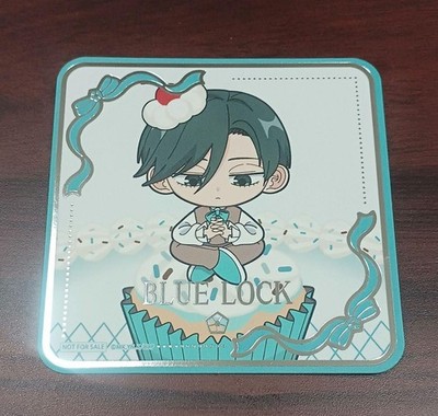 Blue Lock Rin Iwashi Map Cafe Sweets Cupcake Paper Coaster Anime Official