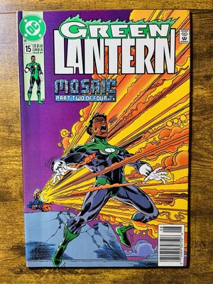 GREEN LANTERN 15 NEWSSTAND VARIANT MARK D BRIGHT COVER DC COMICS 1991