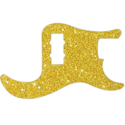 『再値下げ』Precision Bass ゴールドカラーピックガード Pickguard For Fender Blacktop Precision P Bass Gold Sparkle | eBay