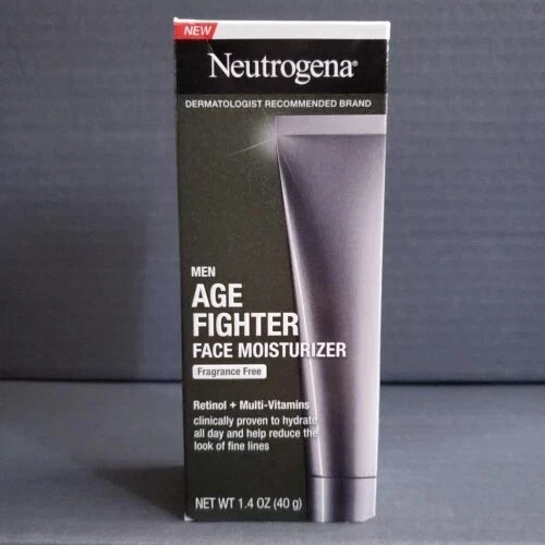Neutrogena Men Age Fighter Crema Hidratante Facial 1.4 OZ - Totalmente Nueva en Caja Foto 2 de 4