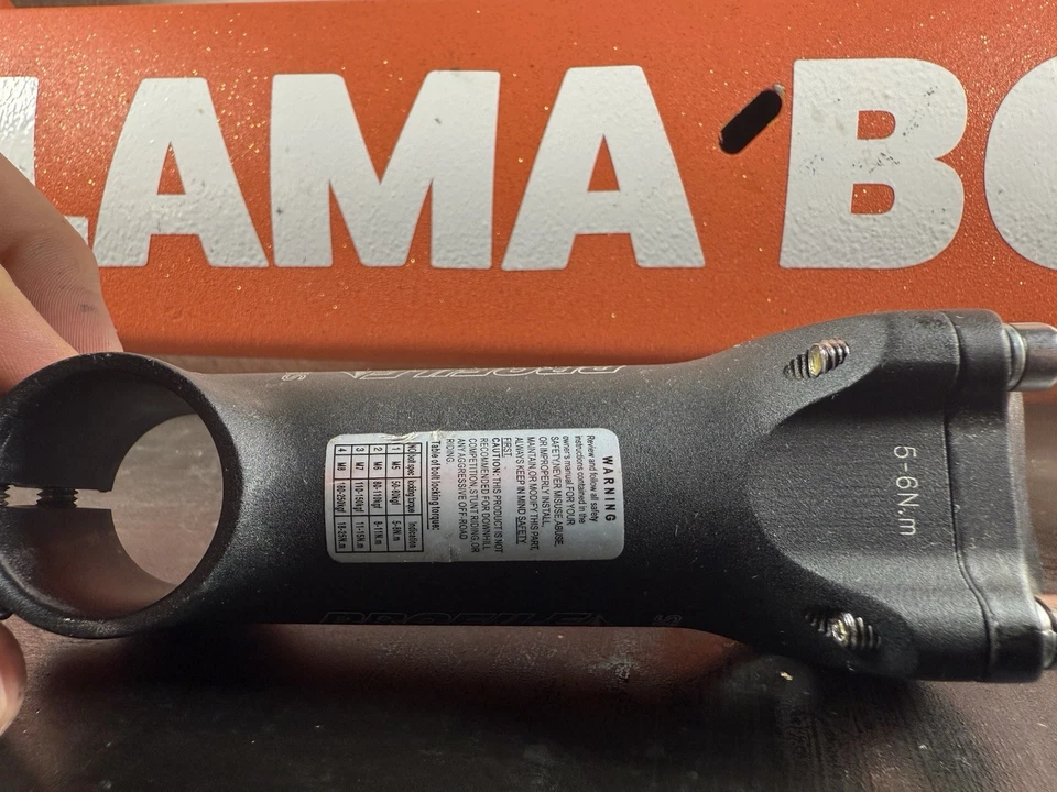 Profile Design Aris Stem (Black) 100mm+7°angle 1 Inch Clamp 1 1/8th Steerer #17 - Image 4 of 4