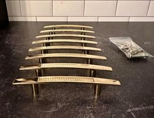 8 Vintage Ajax 535 Gold Color Geometric Design Drawer Cabinet Pull Handle 3"