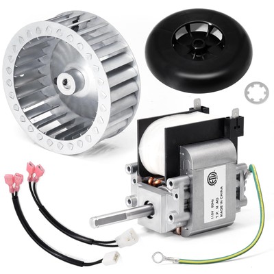318984-753 HC21ZE117 Draft Inducer Motor with LA11AA005 Blower Wheel Kit for ...