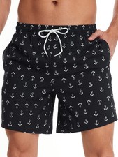 Men Swimming Board Shorts Swimwear Swimsuit Beach W/ Mesh Lining Quick Dry Cool