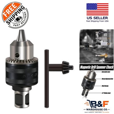 Precise 1/16''-1/2'' Magnetic Drill Chuck for Drilling Machines - Weldon Shank