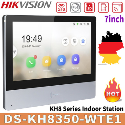 Hikvision DS-KH8350-WTE1 WiFi Innenstation Monitor IP Video Gegensprechanlage DE