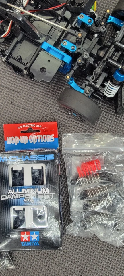 RARE Tamiya 1/10 M05 VW Race Car w/ Hop-up Option Parts Aluminum Servo ESC Motor - Image 3 of 4