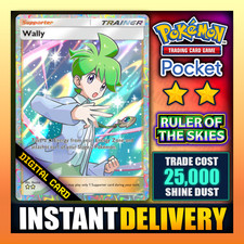 Pokemon TCG Pocket - Wally - Full Art ⭐⭐ Władca Nieba - Angielski - Szybki ✅
