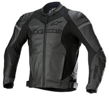 Giacca di pelle Alpinestars Gp Force - Nero/Nero