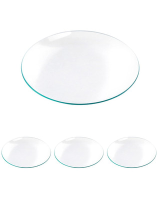 Watch Glass Beaker Cover, 4 Pack, 6'' Diameter, Cover Lids for Beakers