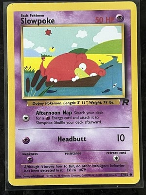 Pokemon TCG Team Rocket Slowpoke 67/82 MP