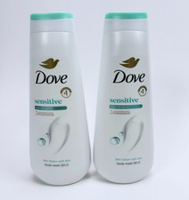 Lot Of 2 Dove Sensitive Skin Hypoallergenic Body Wash 23 US FL OZ 680ml Each