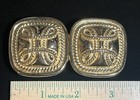 Vintage Accessocraft NYC 2 Piece Gold Tone Belt Buckle Takes Up To 1-1/4” Strap