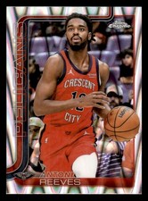 Antonio Reeves 2025-26 Topps Chrome RayWave Refractor #108 New Orleans Pelicans