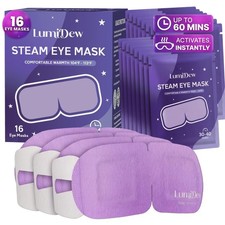 Steam Eye Mask, Self Heating Heated Eye Mask for Sleep, Warm Compress for Eyes,