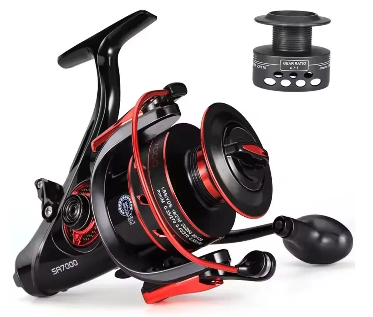 Sougayilang Hengel Reel Combo's, 24Ton Carbon Fibre, Draagbare