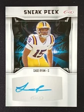 2024 Sage HIT Sneak Peek Auto #SPA-JJ Sage Ryan - LSU
