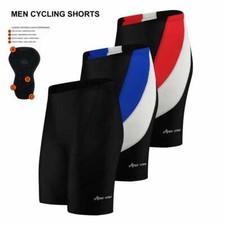 Men's Cycling Cool Max Padded Compression Shorts Polyester Lycra