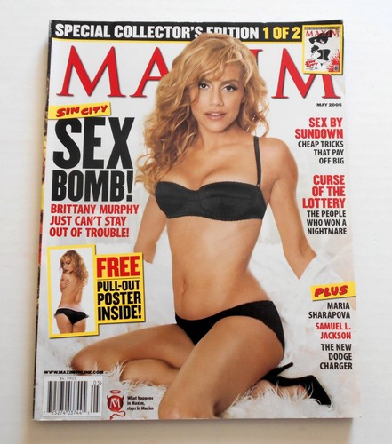 Brittany Murphy 2 Maxim Magazines Special & Rare Collector's Edition May 2005 - Imagen 2 de 9