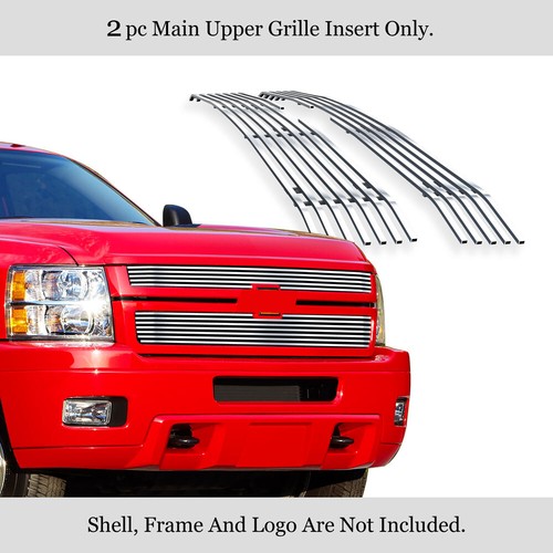 For 2011-2014 Chevy Silverado 2500/3500 HD Upper Stainless Chrome Billet Grill - Bild 1 von 7