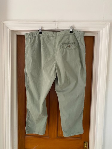 M&S Women's Chino Trousers Size 20 Short BNWT NEW Dark Sage Green Chinos Tea Dye - Picture 4 of 12
