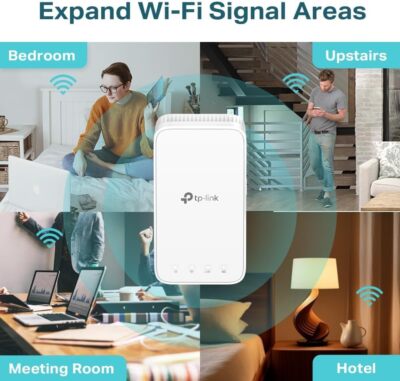 TP-Link RE300 AC1200 WLAN Range Extender | Mesh-fähig, Verstärkt Dein WLAN-Signal Einfach & Effektiv