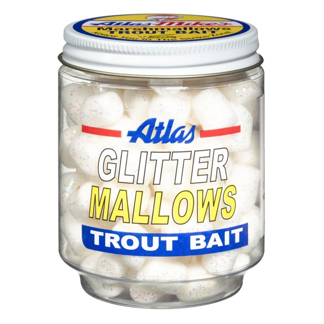 Atlas Glitter Mallows 1 1/2 oz. Scented Floating Marshmallow Trout