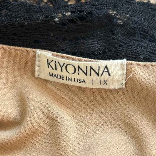 Kiyonna Womans Dress Size 1X Lace Empire Waist Rockabilly Swing Dress USA - Picture 3 of 18