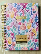 CLEMENTINE Journal Notebook Diary 300 Lined Pages Hardcover Spiral Free Shipping
