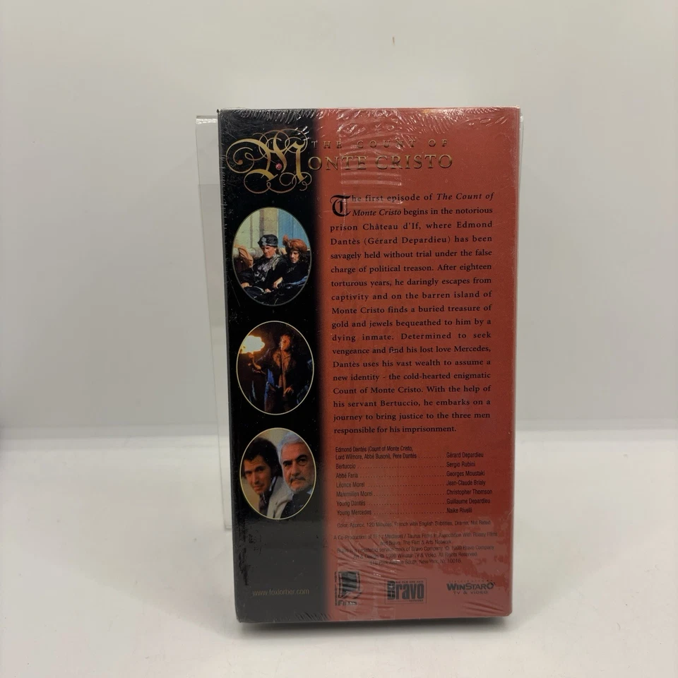 The Count of Monte Cristo (VHS, 2000, Episode 1) Promo Screener SEALED RARE - Image 3 of 3