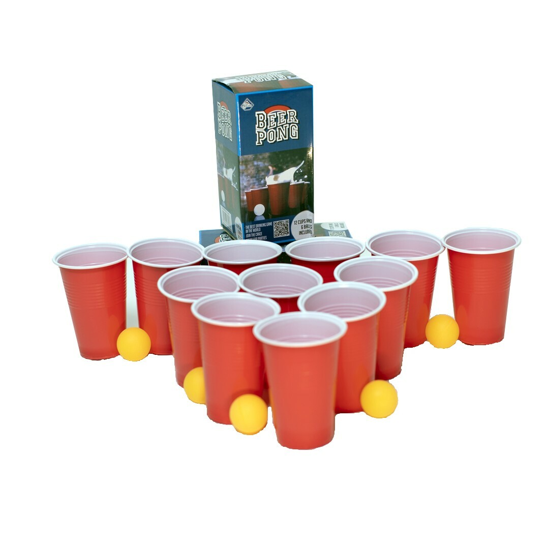 BEER PONG the best adult game with drinking involved, set of 18 glasses  balls | eBay
