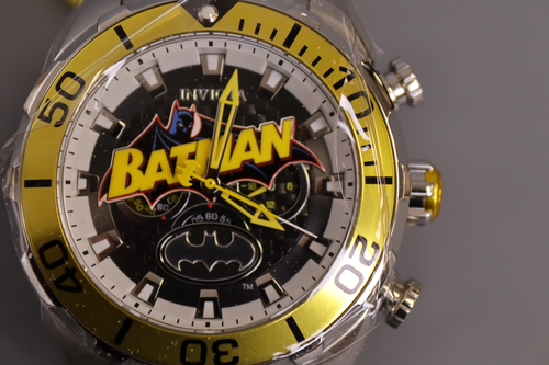 INVICTA DC Comics Men 50mm Stainless Steel Steel Black+Blue+Silver+Yellow dial - Picture 3 of 8