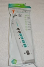 Simply Conserve 7 Outlet Advanced Power Strip Energy Saving 125 VAC 15A 