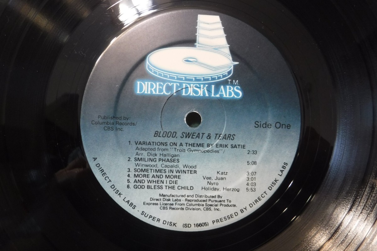 Blood, Sweat & Tears, Super Disk, 1980 Direct-Disk Labs SD