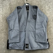 Sanabul Jiu Jitsu Kimono Top A1 Gray Marital Arts MMA Top Only Training Uniform