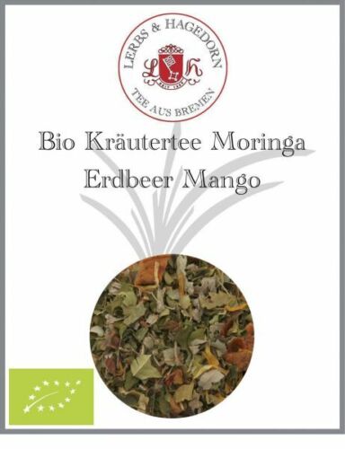 Thé à base de plantes bio moringa fraise mangue 250 - Photo 1/3